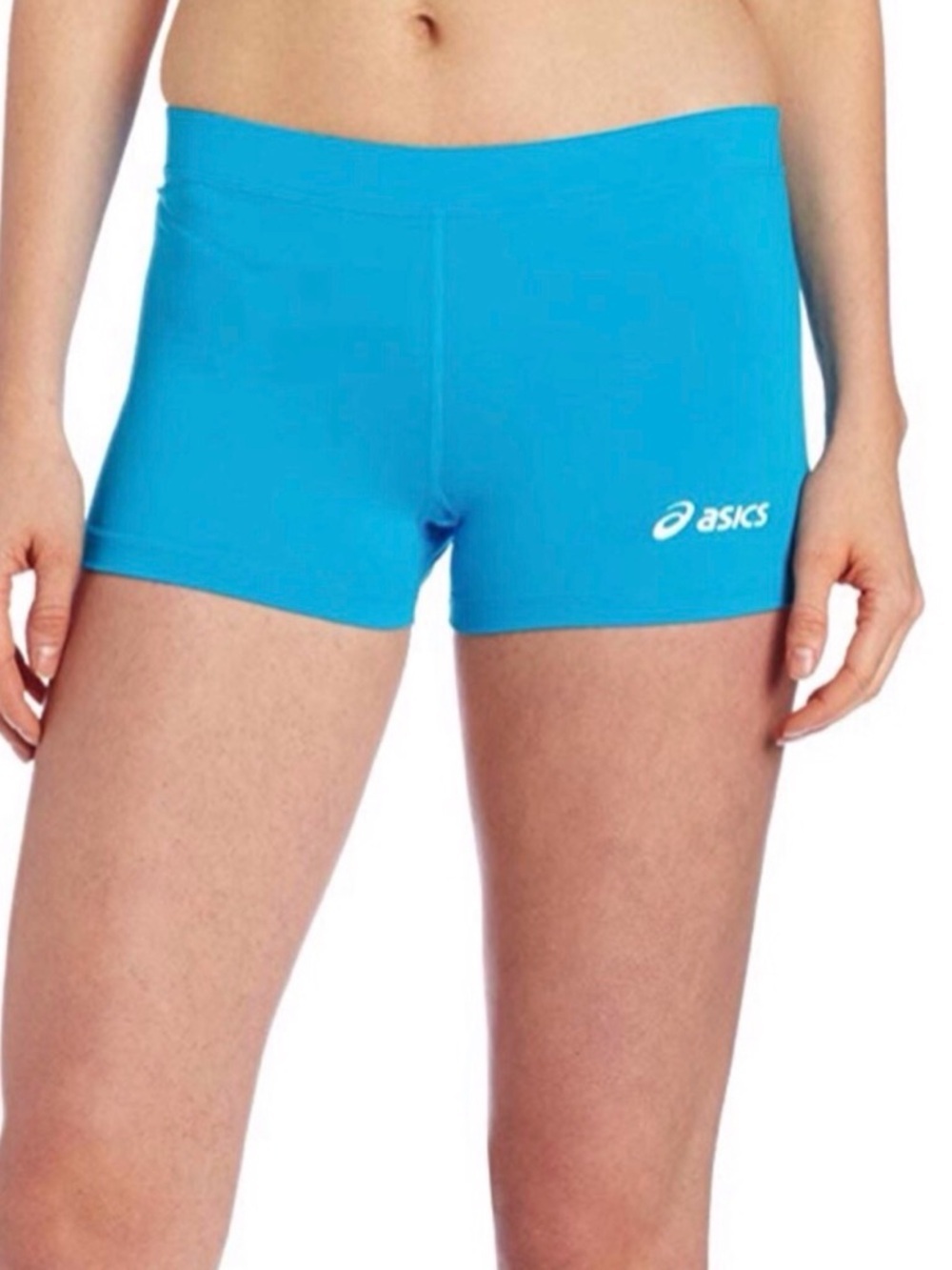 ASICS Women's Low Cut Bike/Volleyball Shorts #BT752 Atomic Blue Sizes-M & L NWT
